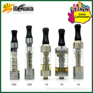 Vivi Nova Clearomizer with Exchangeable Coil Head of 1.8ohm, 2.4ohm, 2.8ohm